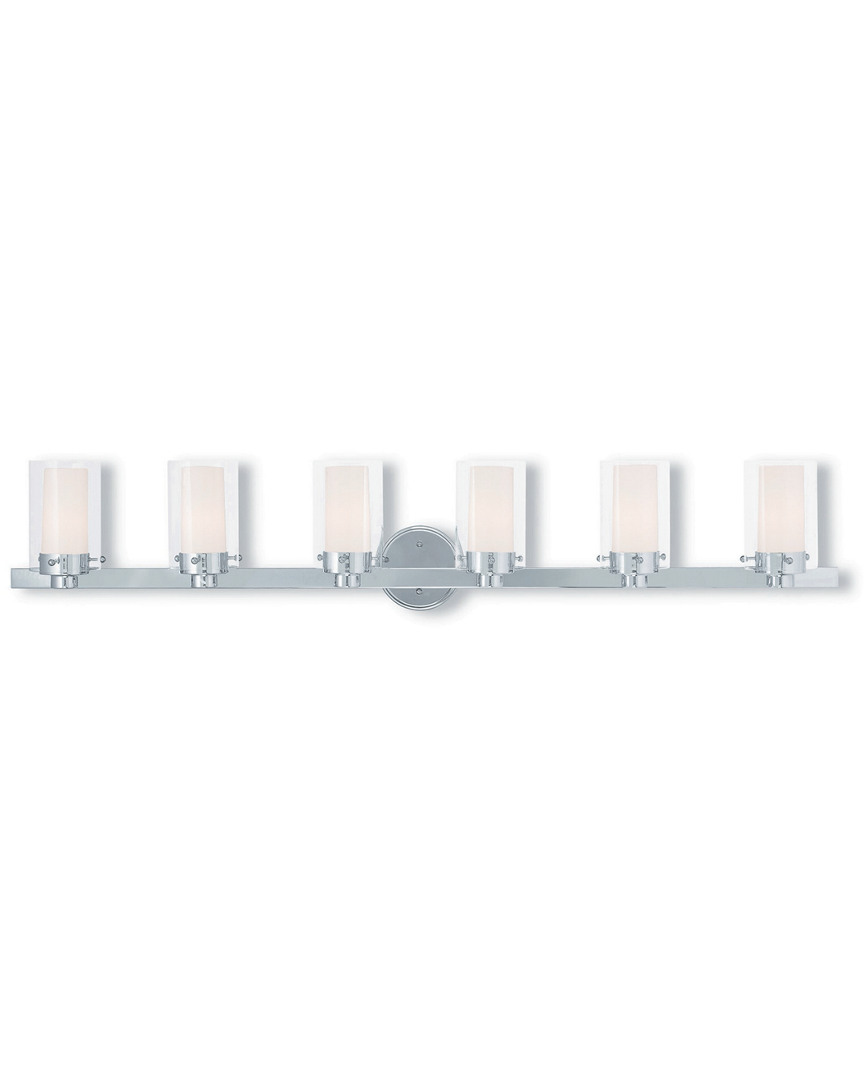 Livex Lighting Livex Manhattan 6-light Polished Chrome Bath-light