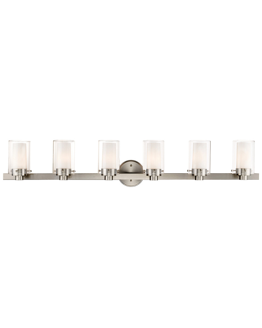 Livex Lighting Livex Manhattan 6-light Brushed Nickel Bath-light
