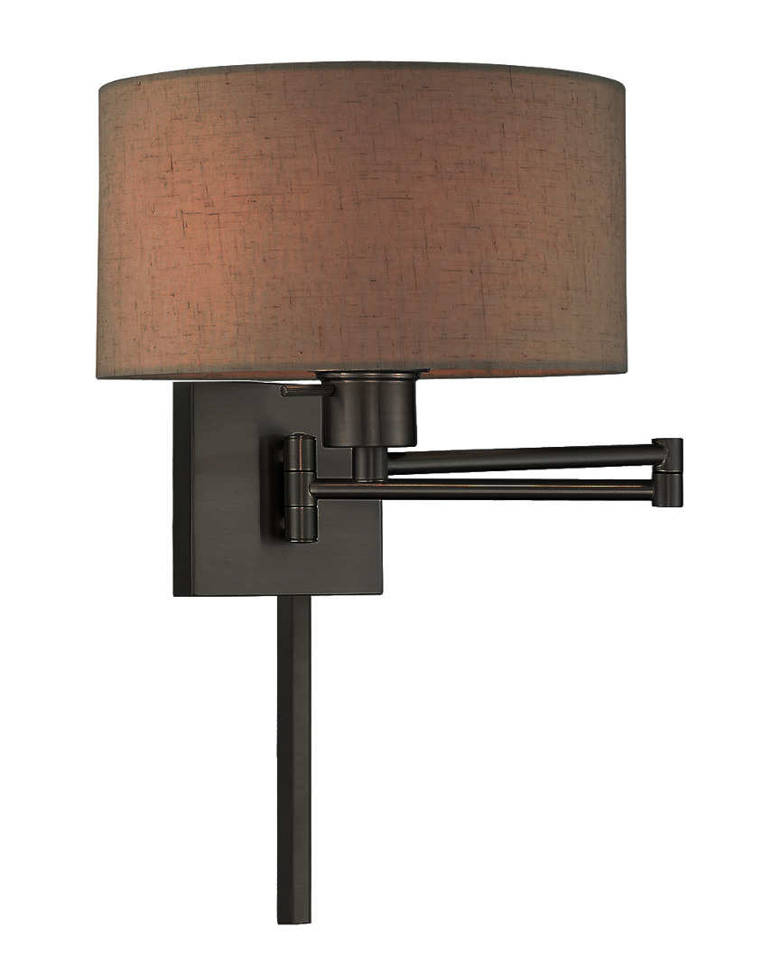 Livex Lighting Livex 1 Lt Brushed Nickel Swing Arm Wall Lamp