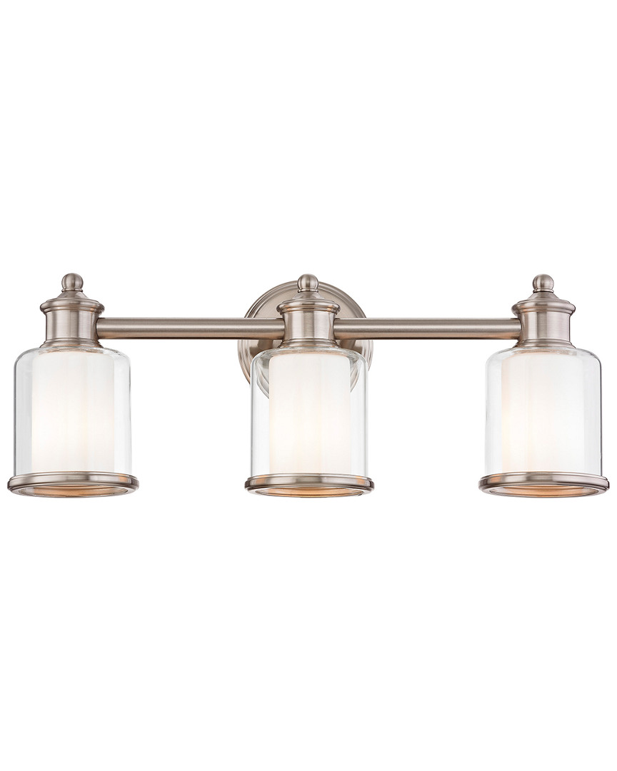 Livex Lighting Livex Middlebush 3-light Brushed Nickel Bath-light