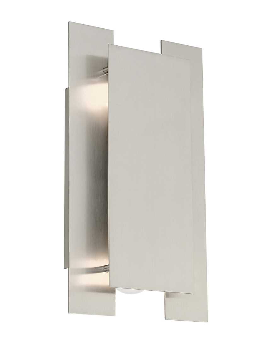 Livex Lighting Livex Varick 2 Lt Brushed Nickel Ada Wall Sconce