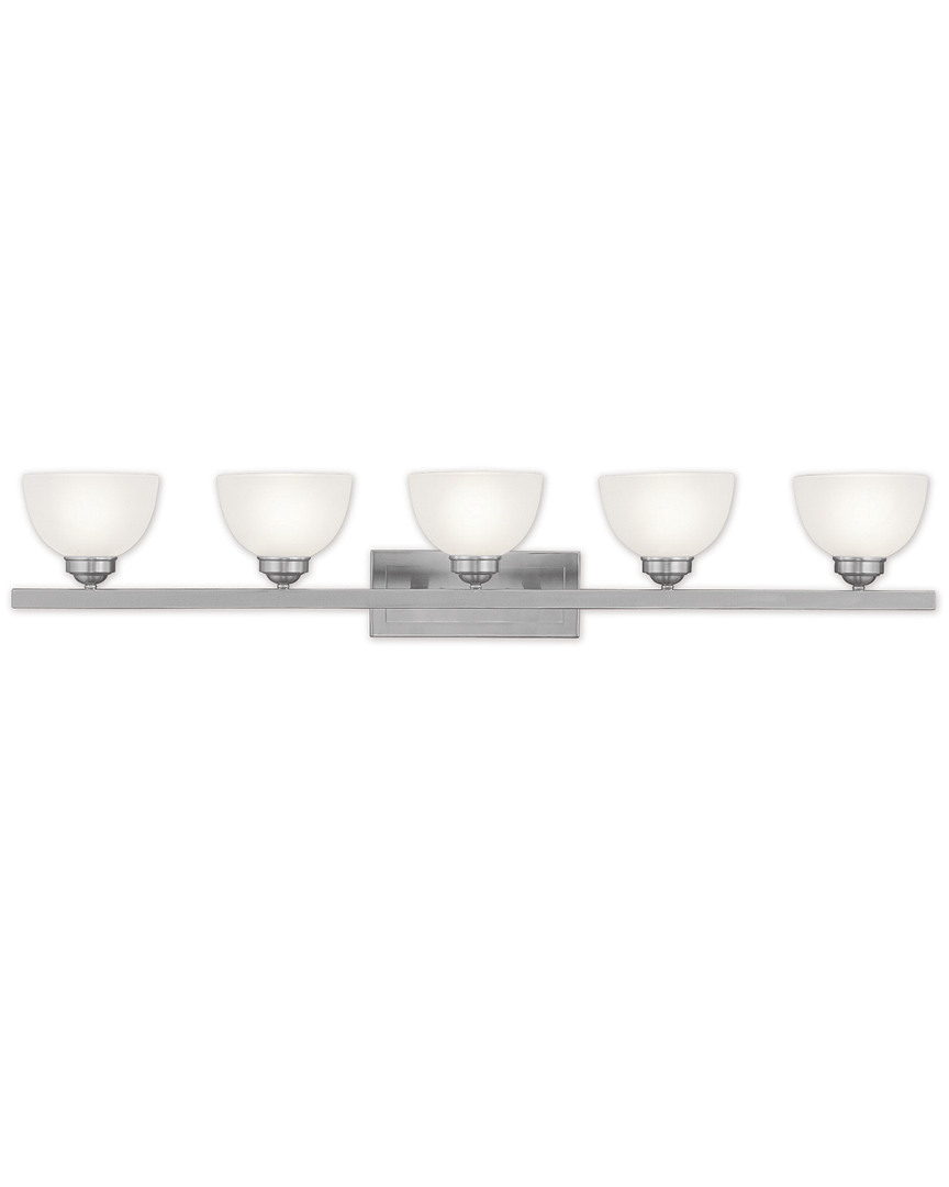 Livex Lighting Livex Somerset 5-light Brushed Nickel Bath-light