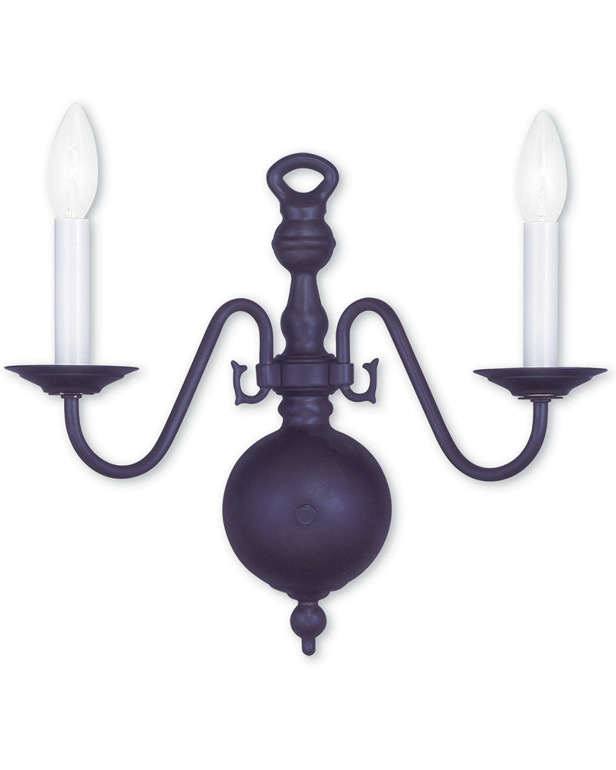 Livex Lighting Livex Williamsburgh 2-light Bronze Wall Sconce