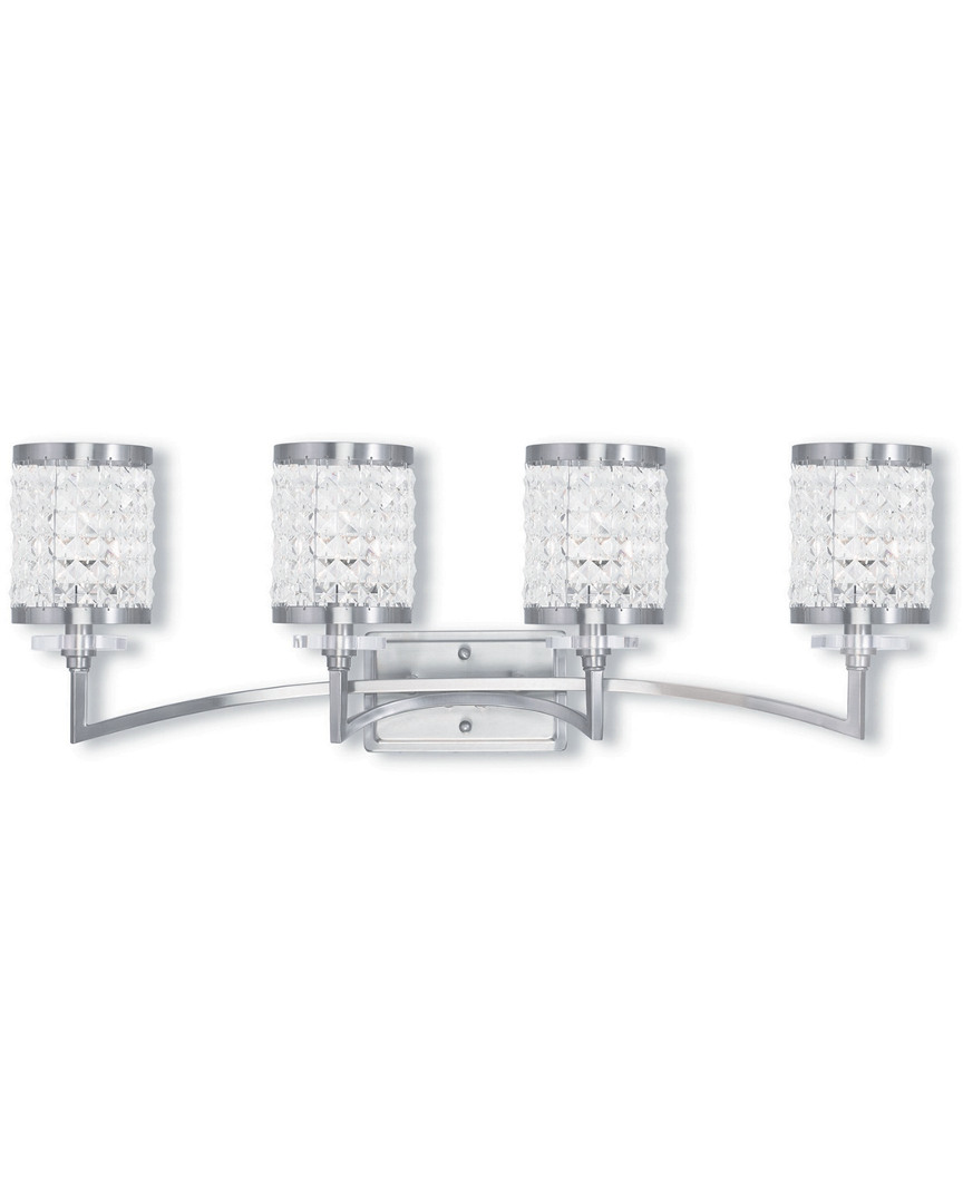 Livex Lighting Livex Grammercy 4-light Brushed Nickel Bath-light