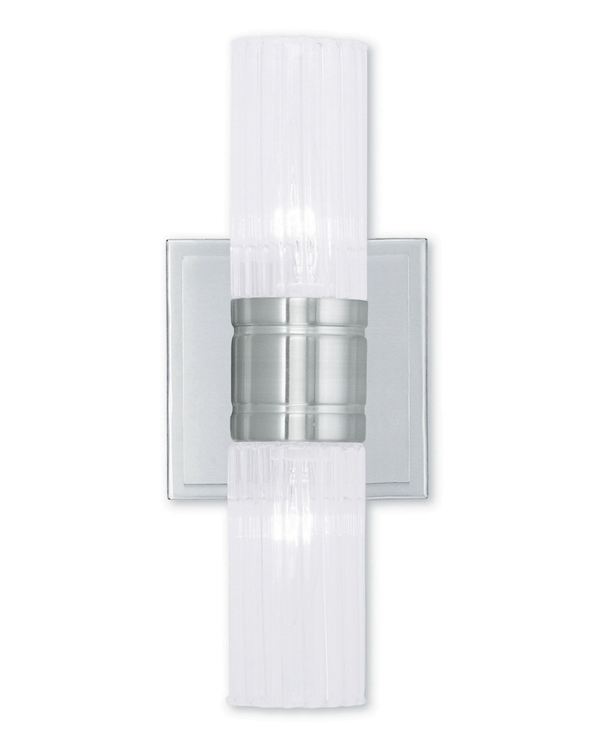 Livex Lighting Livex Midtown 2-light Brushed Nickel Bath-light