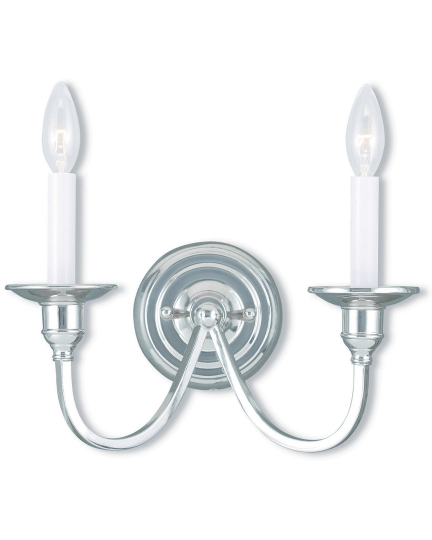 Livex Lighting Livex Cranford 2-light Polished Nickel Wall Sconce