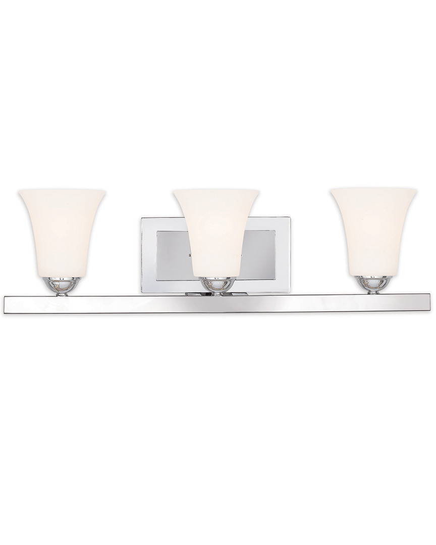 Livex Lighting Livex Ridgedale 3-light Polished Chrome Bath Vanity