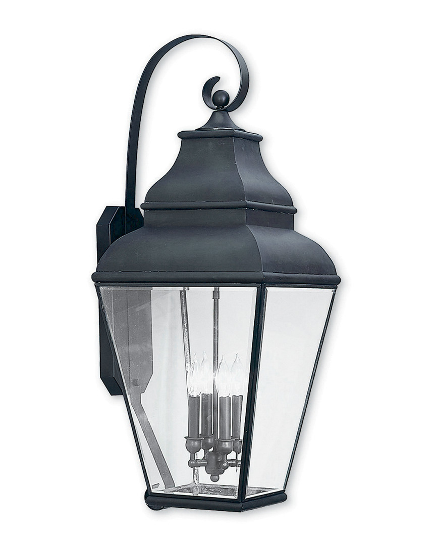 Livex Lighting Livex Exeter 4-light Bronze Outdoor Wall Lantern