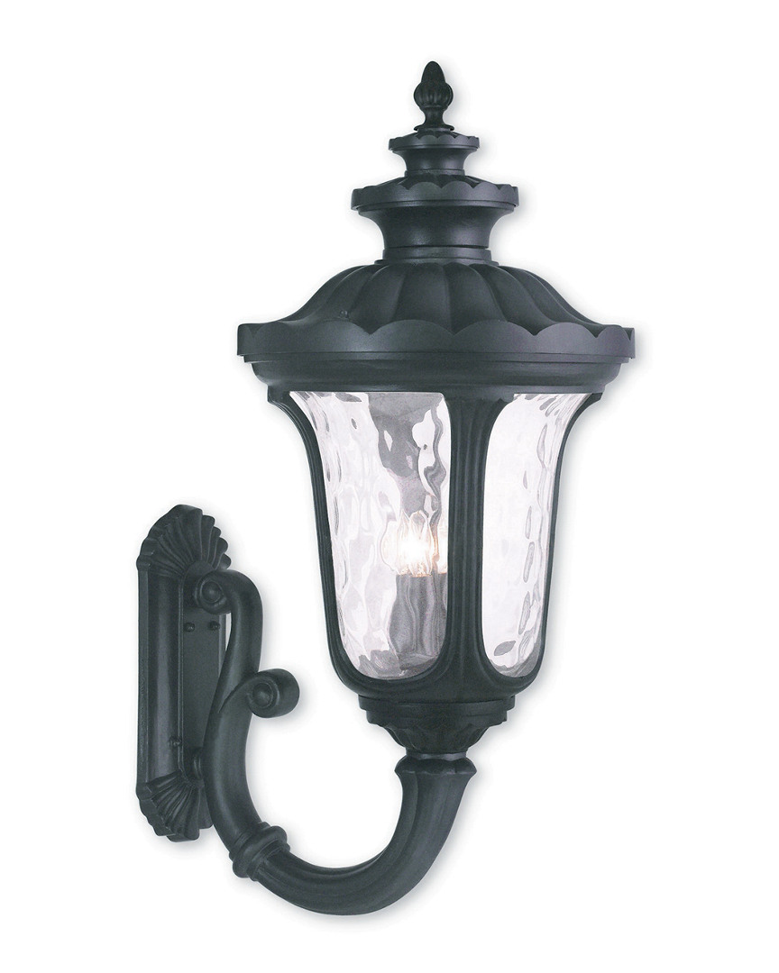 Livex Lighting Discontinued Livex Oxford 4-light Black Outdoor Wall Lantern