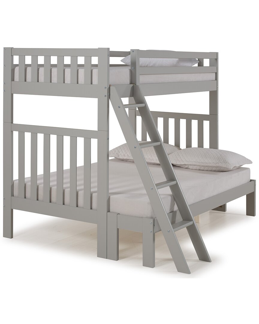 Shop Alaterre Aurora Twin Over Full Wood Bunk Bed