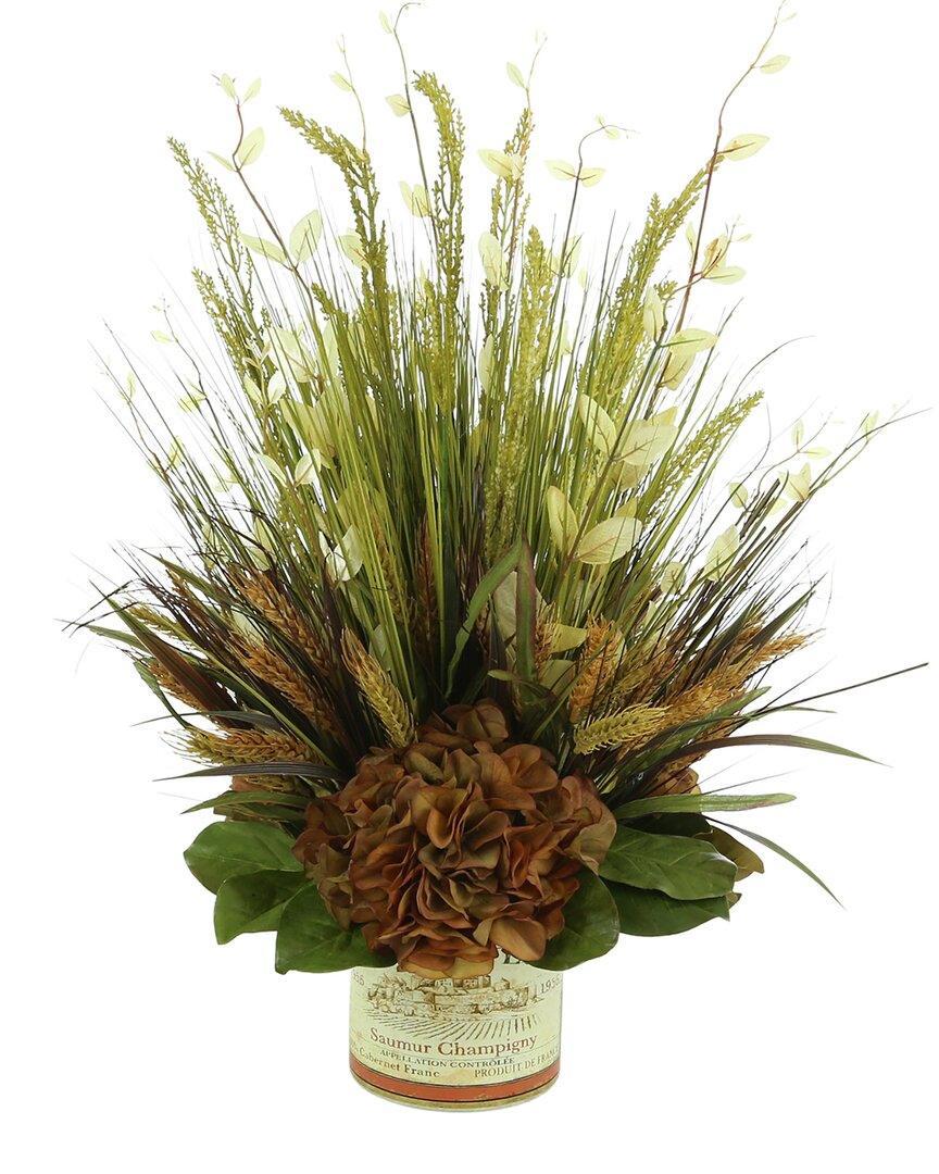 Creative Displays Hydrangea And Grass Floral Arrangement