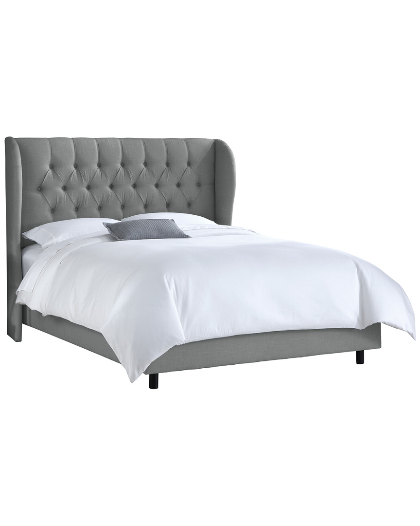 Skyline Furniture Tufted Wingback Bed