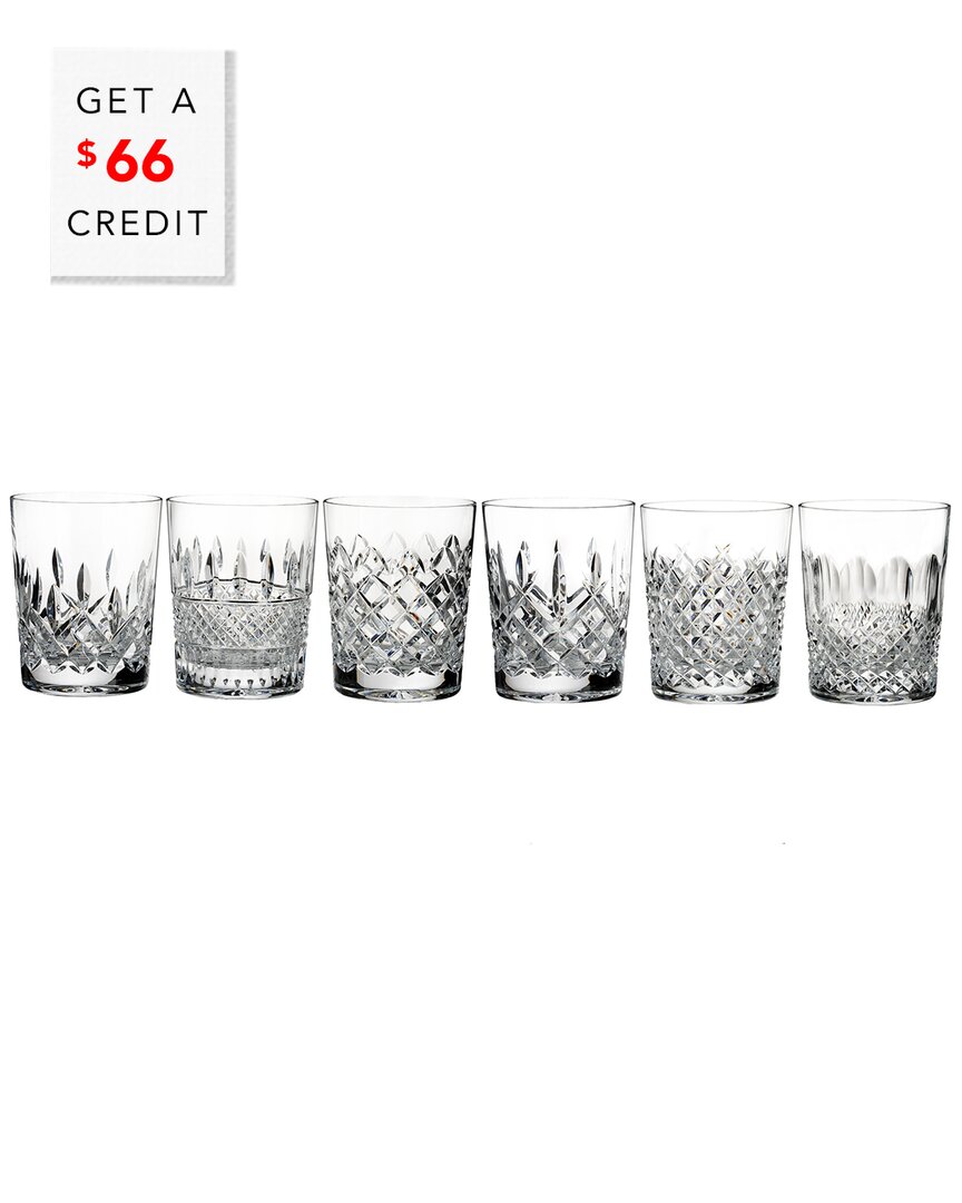 Waterford Connoisseur Set Of 6 Dof Heritage Glasses