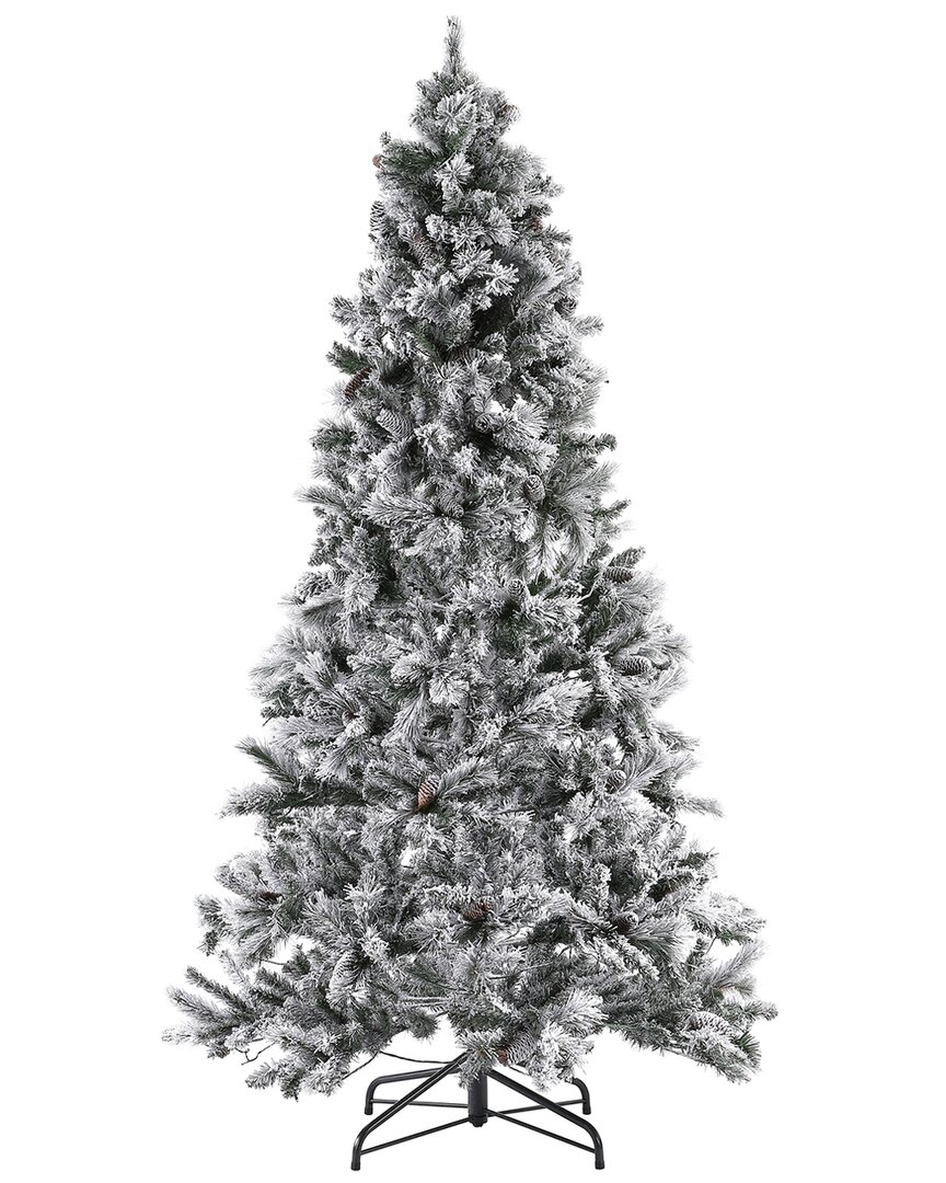 Safavieh 7.5ft Pre-lit Artificial Xmas Tree In White