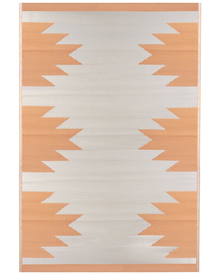 Northlight 4x6ft Aztec Print Rectangular Outdoor Area Rug