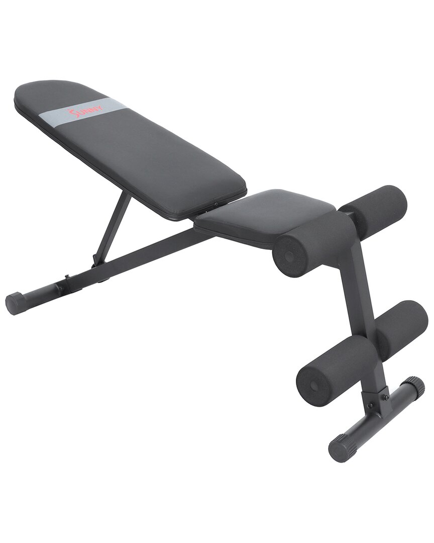 Sunny Health & Fitness Adjustable Incline/decline Weight Bench