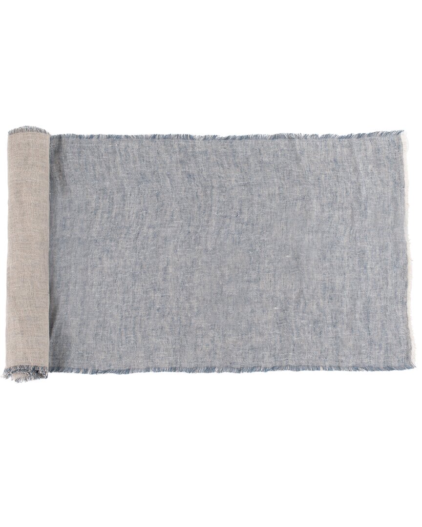 Amity Home Kent 108in Linen Table Runner