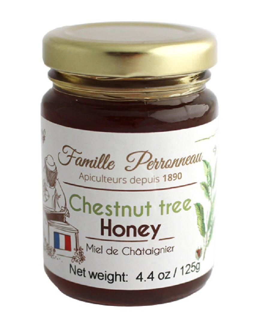 Famille Perronneau Set Of 6 Chestnut Honey Jars