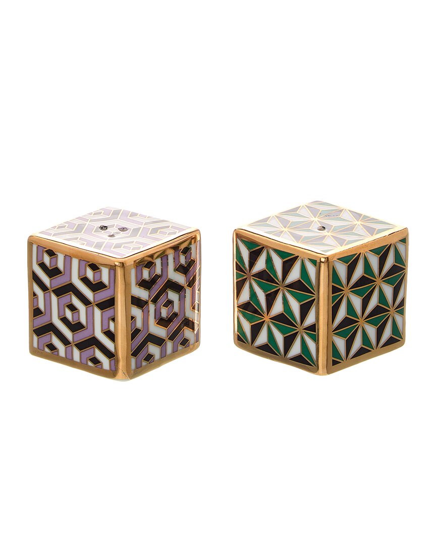 Jonathan Adler Versailles Porcelain Salt And Pepper Shakers