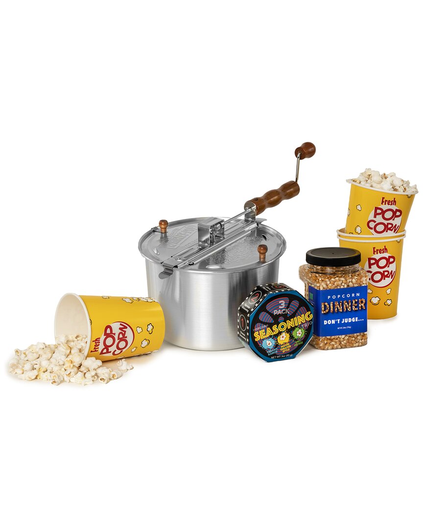 Whirley Pop Wabash Valley Farms, Inc Dinner & A Movie Night Delight: Gourmet Popcorn Gift  Set For A Culinary Ci