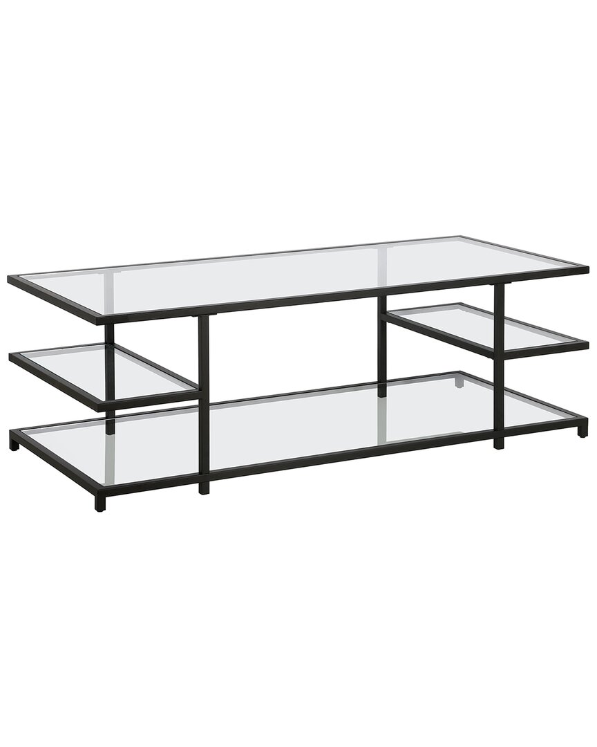 Abraham + Ivy Greenwich 54in Rectangular Coffee Table In Black