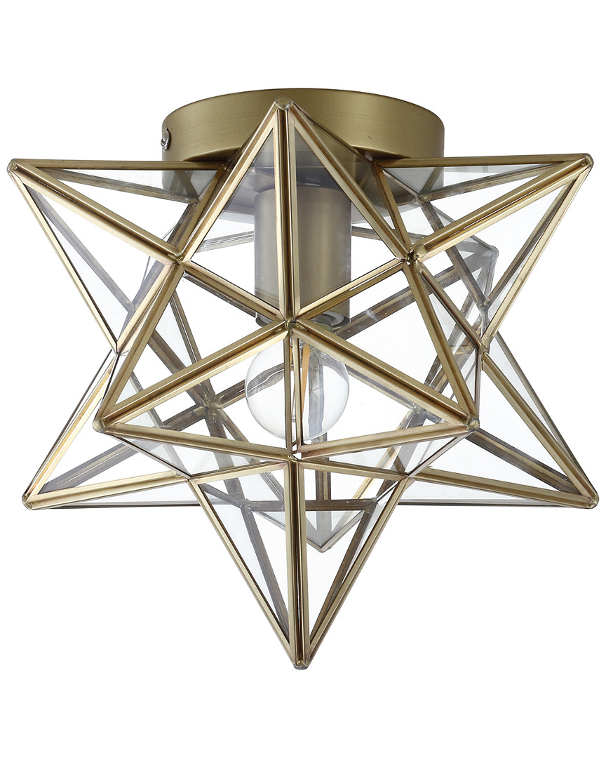 Jonathan Y Designs Stella 9.75in Moravian Star Led Pendant
