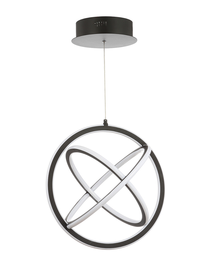 Jonathan Y Orbit Adjustable Integrated Led Metal Pendant