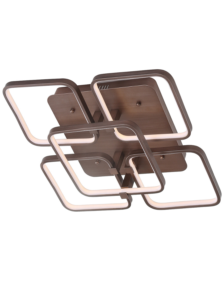 Jonathan Y Designs Sebastian 17.5in Integrated Led Flush Mount Ceiling Light