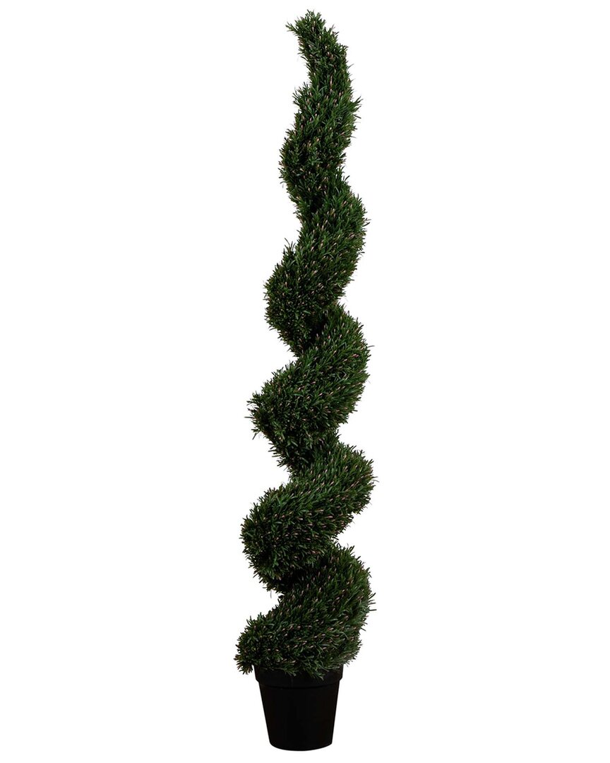 Nearly Natural Uv Resistant Artificial Rosemary Spiral Tree