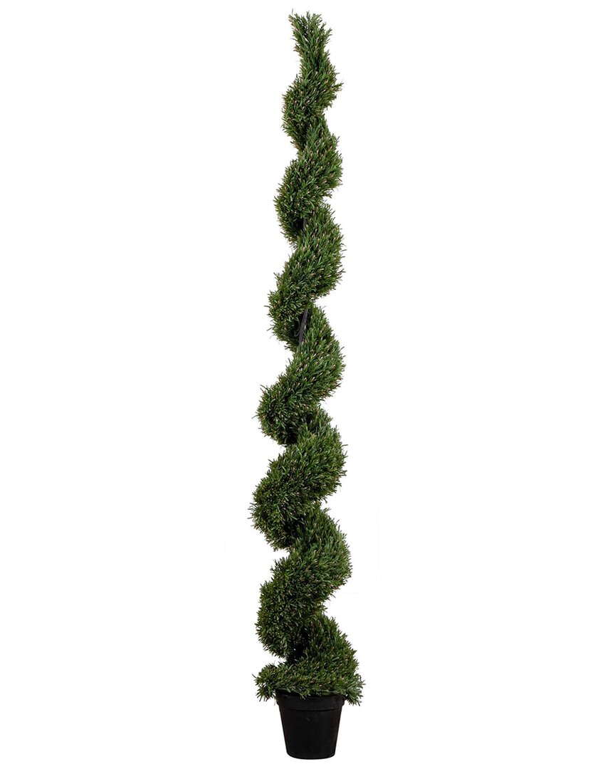 Nearly Natural Uv Resistant Artificial Rosemary Spiral Tree