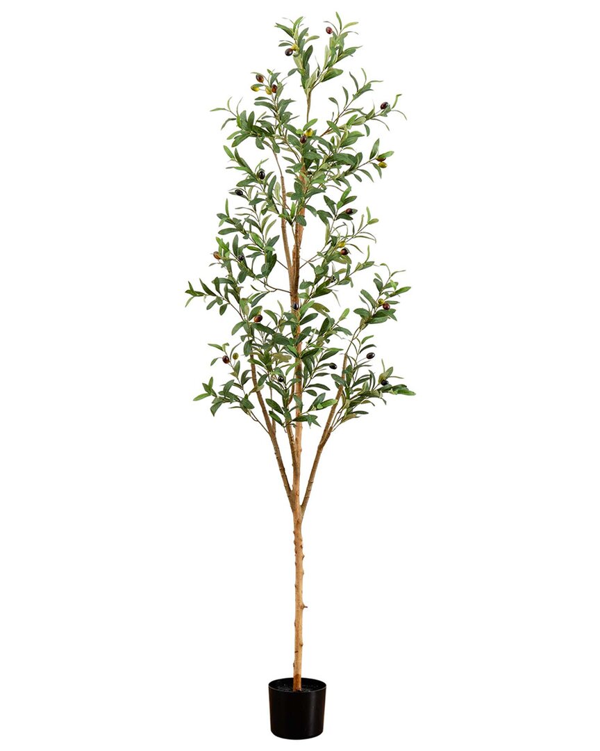 NEARLY NATURAL NEARLY NATURAL 6FT ARTIFICIAL OLIVE TREE WITH NATURAL TRUNK 