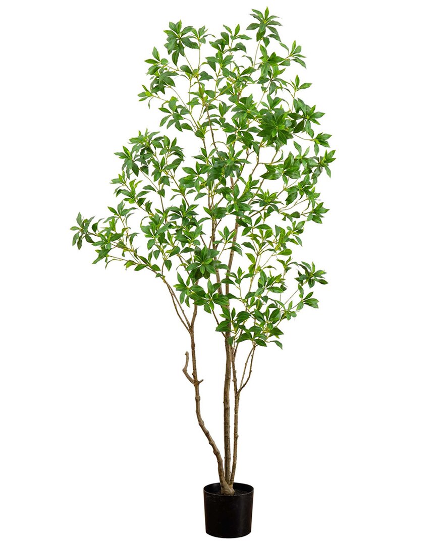 Nearly Natural 7ft. Artificial Minimalist Japanese Pieris Tree Wi