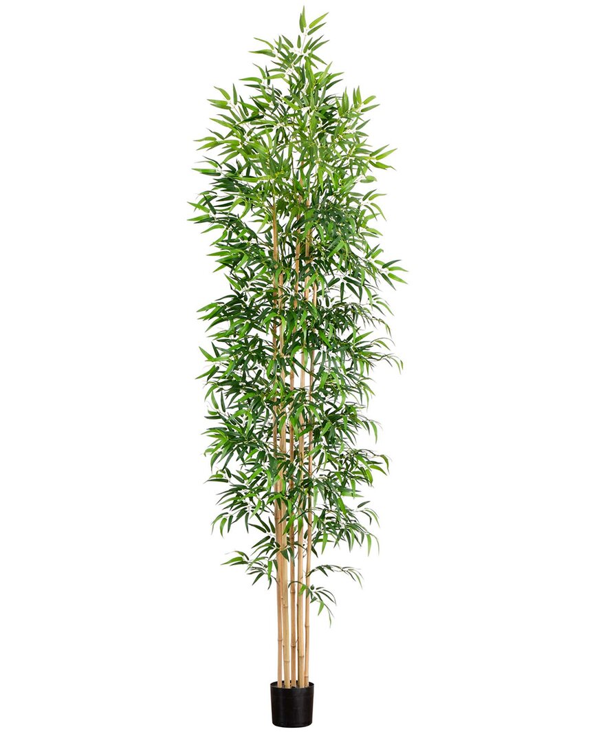 NEARLY NATURAL NEARLY NATURAL 10FT ARTIFICIAL BAMBOO TREE WITH REAL BAMBOO TRUNKS