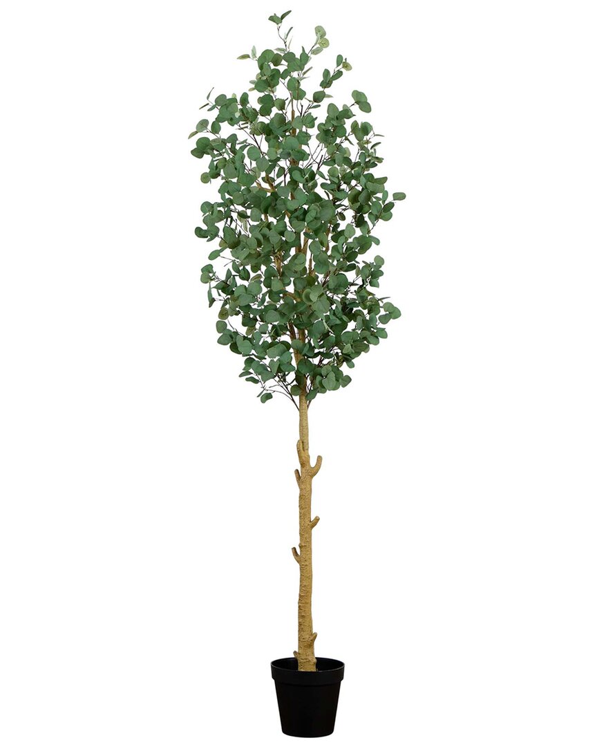 Nearly Natural 9ft Artificial Eucalyptus Tree In Green