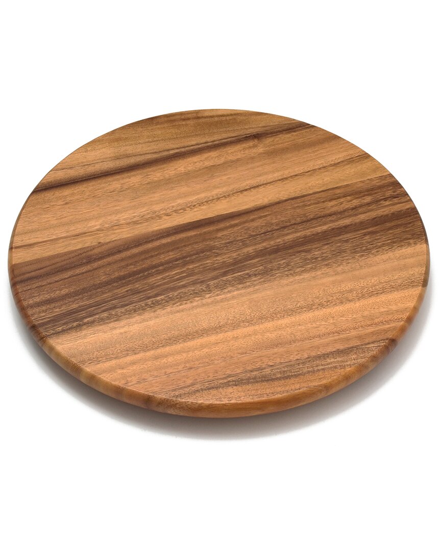 Lipper International Acacia Medium Lazy Susan In Brown