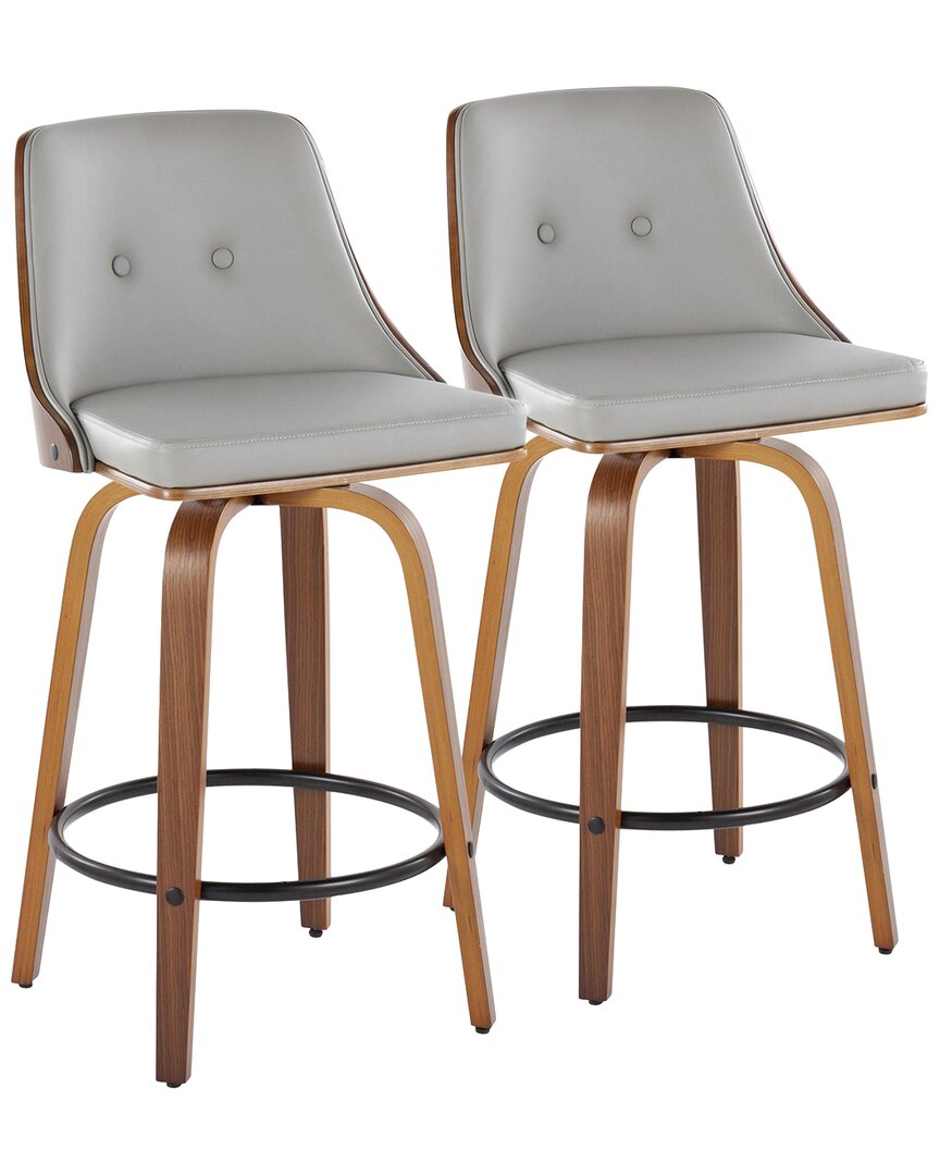 Lumisource Gianna 26 Fixed-height Counter Stool - Set Of 2 B