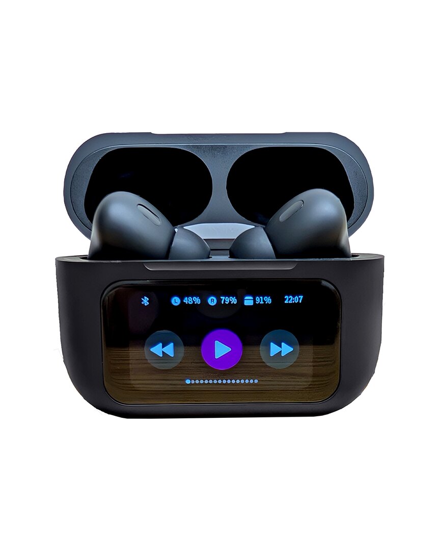 Ztech Wireless Earbuds With Smart Screen Charging Case & Ipx4