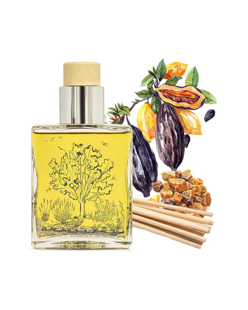 Qualitas Candles Handmade Tonka & Myrrh Reed Diffuser In Multi