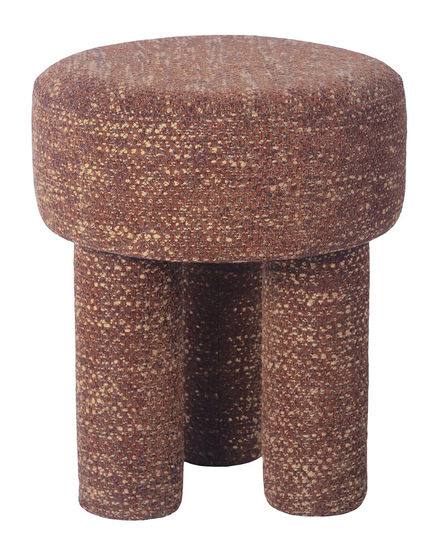 Tov Furniture Claire Knubby Stool In Brown