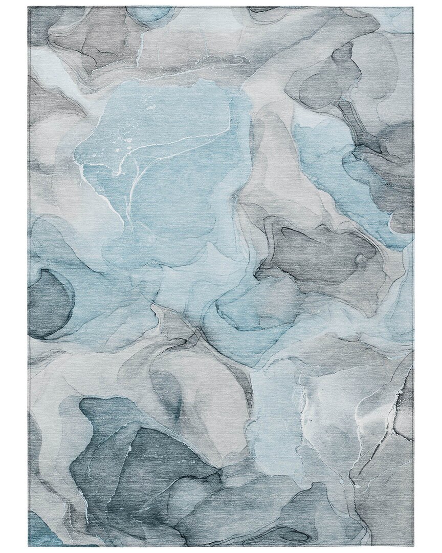 Addison Rugs Chantille Polyester Indoor/outdoor Washable Rug In Blue