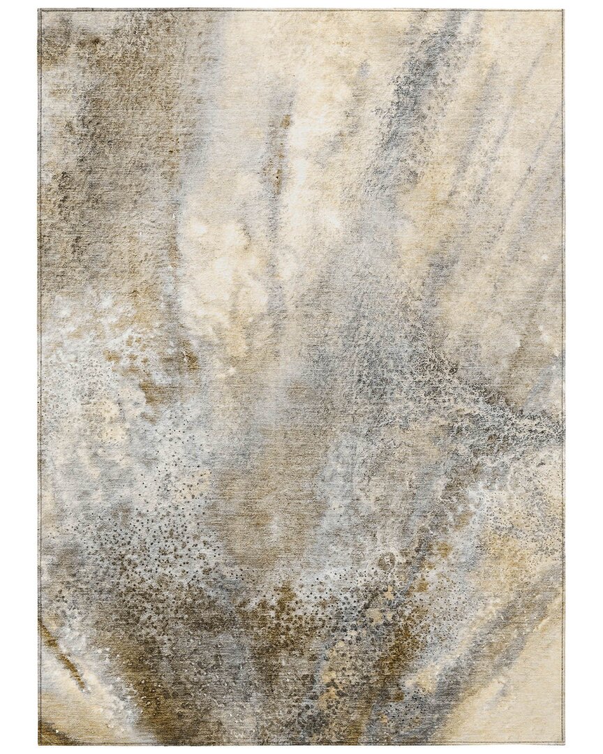Addison Rugs Chantille Polyester Indoor/outdoor Washable Rug In Beige