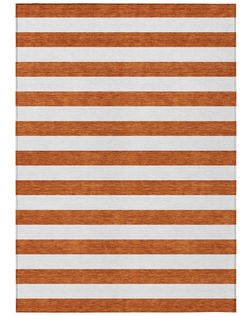 Addison Rugs Chantille Polyester Indoor/outdoor Washable Rug In Red