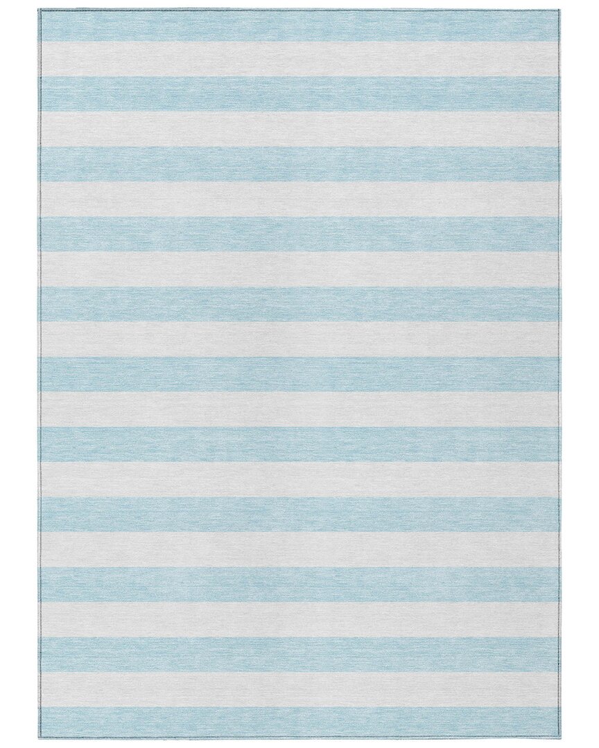 Addison Rugs Chantille Polyester Indoor/outdoor Washable Rug In Blue
