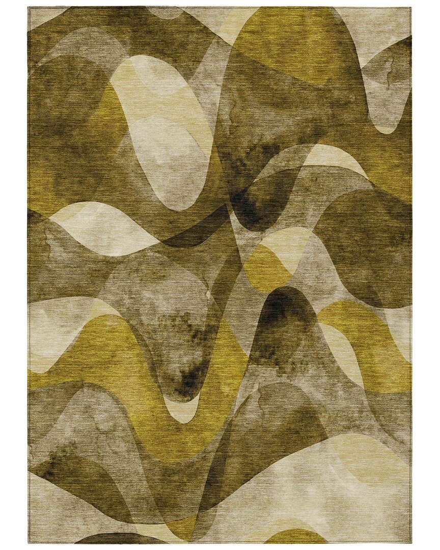 Addison Rugs Chantille Polyester Indoor/outdoor Washable Rug In Brown
