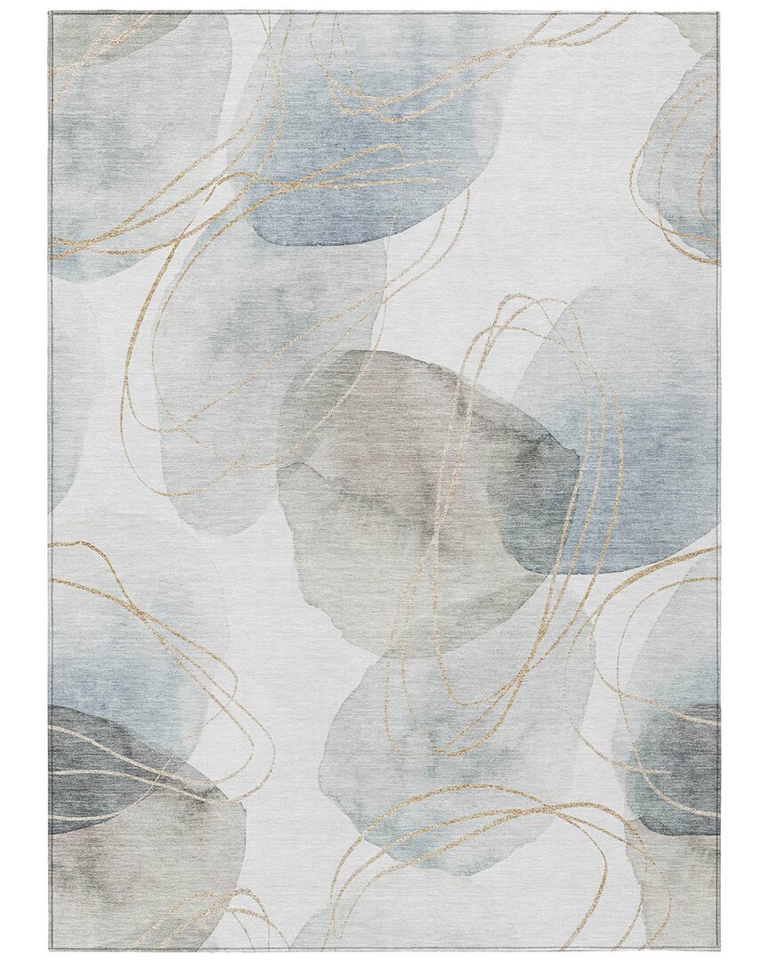 Addison Rugs Chantille Polyester Indoor/outdoor Washable Rug In White