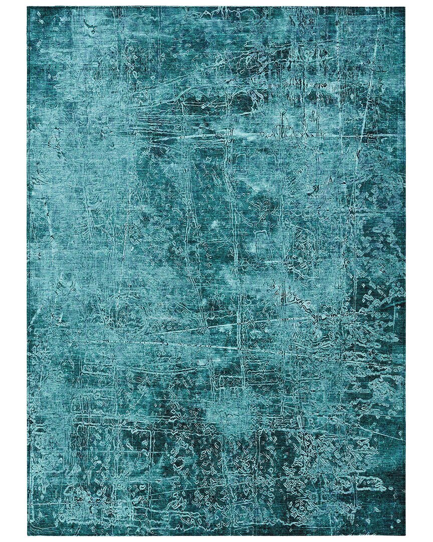 Addison Rugs Chantille Polyester Indoor/outdoor Washable Rug In Blue
