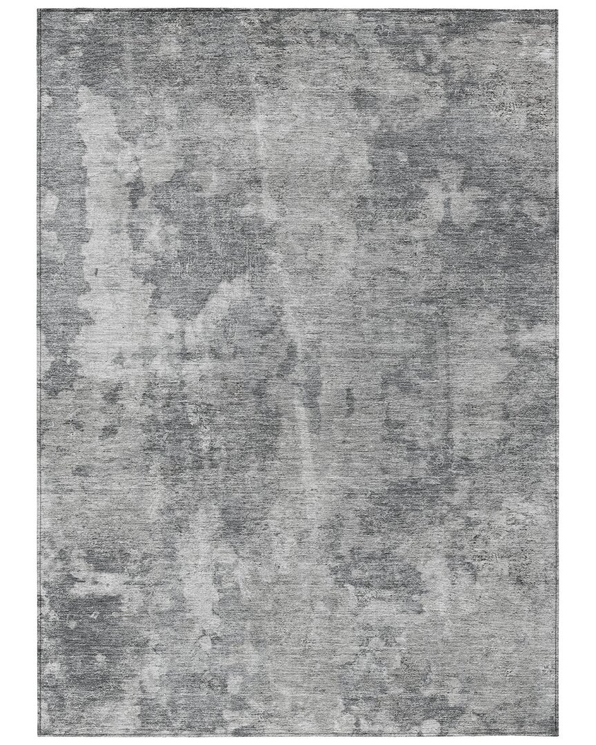 Addison Rugs Chantille Polyester Indoor/outdoor Washable Rug In Grey