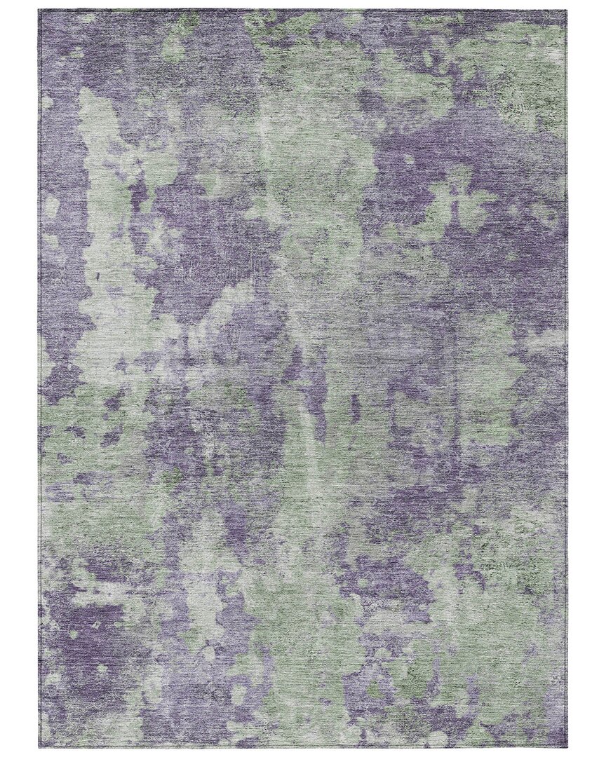 Addison Rugs Chantille Polyester Indoor/outdoor Washable Rug In Purple