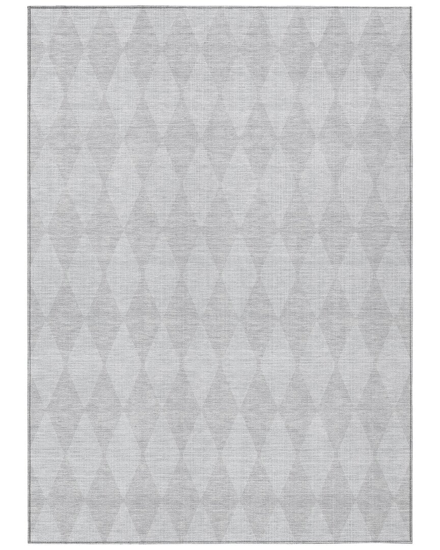 Addison Rugs Chantille Polyester Indoor/outdoor Washable Rug In Grey