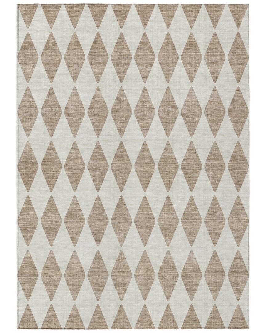 Addison Rugs Chantille Polyester Indoor/outdoor Washable Rug In Brown